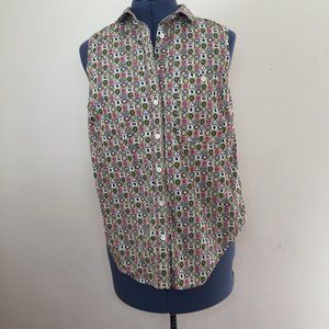 Source Unknown (No Tags) Women's Camp Shirt  Fun Print